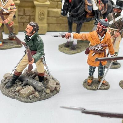 LOT 204K: King & Country Remember the Alamo Metal Toy Soldier Figurine Set