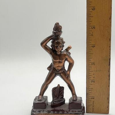 LOT 207K: Religious Statues: Brass Dancing Shiva Nataraja and More