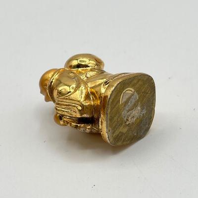 LOT 207K: Religious Statues: Brass Dancing Shiva Nataraja and More