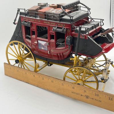 LOT 209K: Franklin Mint Wells Fargo Stagecoach Precision Model