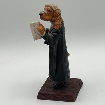 LOT 210K: Doggie People Figurines - Limited First Edition Bulldog "We Are Not Amused" and More