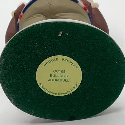 LOT 210K: Doggie People Figurines - Limited First Edition Bulldog "We Are Not Amused" and More