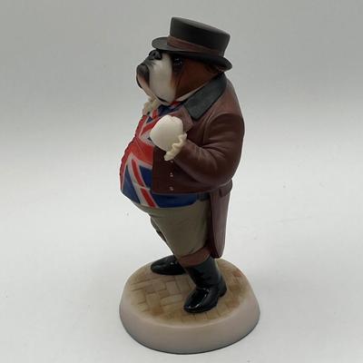 LOT 210K: Doggie People Figurines - Limited First Edition Bulldog "We Are Not Amused" and More
