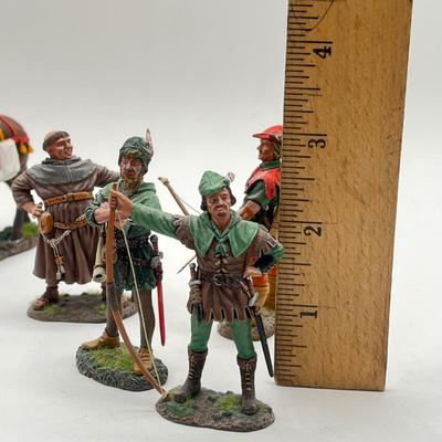 LOT 212K: King & Country Robin Hood Metal Figurines