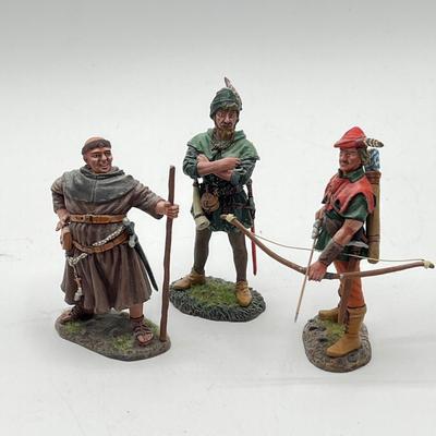 LOT 212K: King & Country Robin Hood Metal Figurines