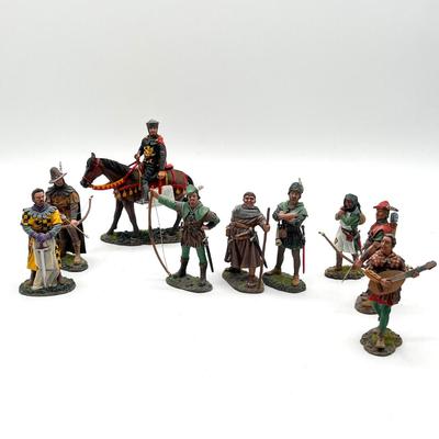 LOT 212K: King & Country Robin Hood Metal Figurines