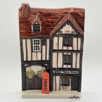 LOT 213K: Hazle Ceramics Nation of Shopkeepers Wall Plaques