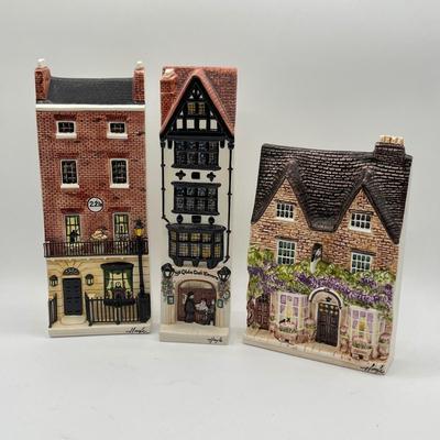 LOT 215K: Hazle Ceramics Nation of Shopkeepers Wall Plaques