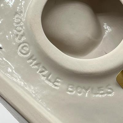 LOT 215K: Hazle Ceramics Nation of Shopkeepers Wall Plaques