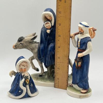 LOT 216K: Goebel Jesus, Mary, Joseph and Angel Figurines