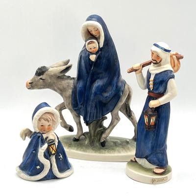 LOT 216K: Goebel Jesus, Mary, Joseph and Angel Figurines