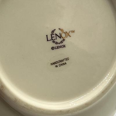 LOT 218K: Lenox Vase, Bowl and Coasters