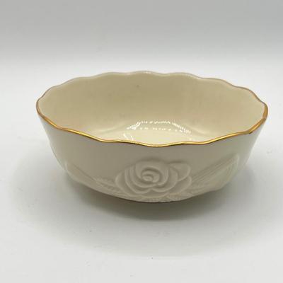 LOT 218K: Lenox Vase, Bowl and Coasters