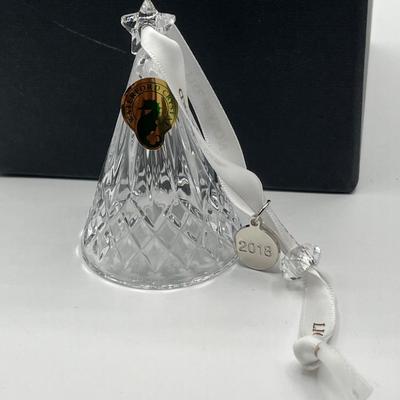 LOT 219K Waterford Crystal Christmas Ornament and Two Sets of Egg Cups in Original Boxes