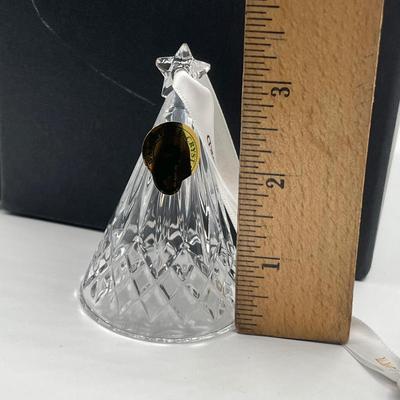 LOT 219K Waterford Crystal Christmas Ornament and Two Sets of Egg Cups in Original Boxes