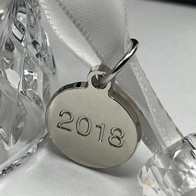 LOT 219K Waterford Crystal Christmas Ornament and Two Sets of Egg Cups in Original Boxes