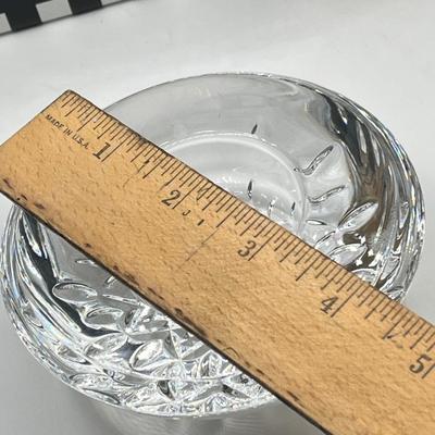 LOT 220K: Irish Crystal and Pottery - Belleek Vase, Waterford and Cash's Crystal