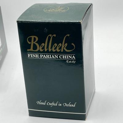 LOT 220K: Irish Crystal and Pottery - Belleek Vase, Waterford and Cash's Crystal