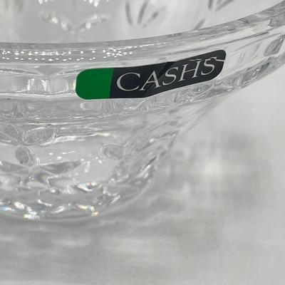 LOT 220K: Irish Crystal and Pottery - Belleek Vase, Waterford and Cash's Crystal