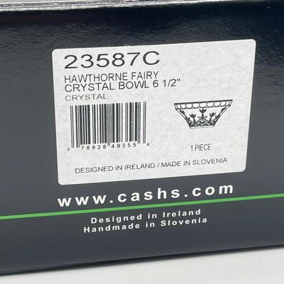 LOT 220K: Irish Crystal and Pottery - Belleek Vase, Waterford and Cash's Crystal