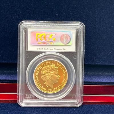 LOT 221: 2006 Deluxe Britannia Collection - Gold Proof Four Coin Set - 1.85 Ounces of Gold