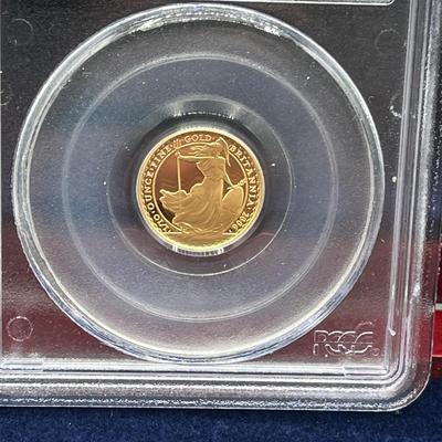 LOT 221: 2006 Deluxe Britannia Collection - Gold Proof Four Coin Set - 1.85 Ounces of Gold