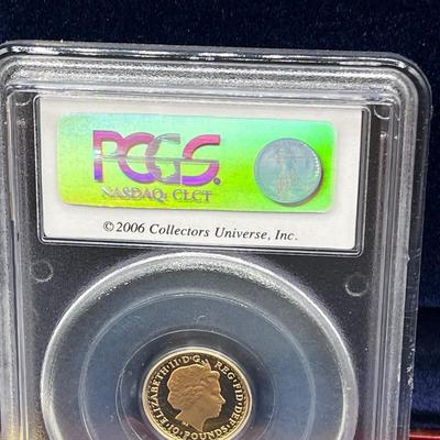 LOT 221: 2006 Deluxe Britannia Collection - Gold Proof Four Coin Set - 1.85 Ounces of Gold