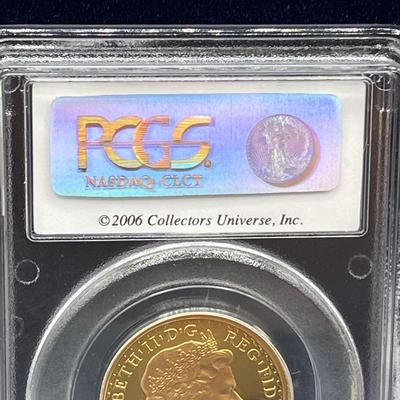 LOT 221: 2006 Deluxe Britannia Collection - Gold Proof Four Coin Set - 1.85 Ounces of Gold