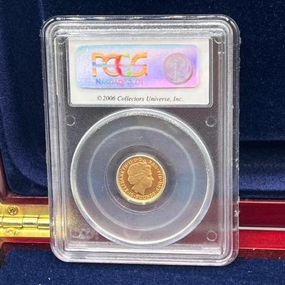 LOT 221: 2006 Deluxe Britannia Collection - Gold Proof Four Coin Set - 1.85 Ounces of Gold