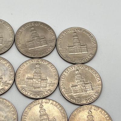 LOT 222J: 1976 Bicentennial JFK Half Dollars (15)