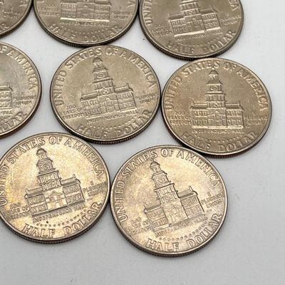 LOT 222J: 1976 Bicentennial JFK Half Dollars (15)