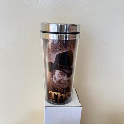 LOT 226K: John Wayne Travel Mugs, Beer Koozies and More