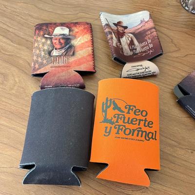 LOT 226K: John Wayne Travel Mugs, Beer Koozies and More
