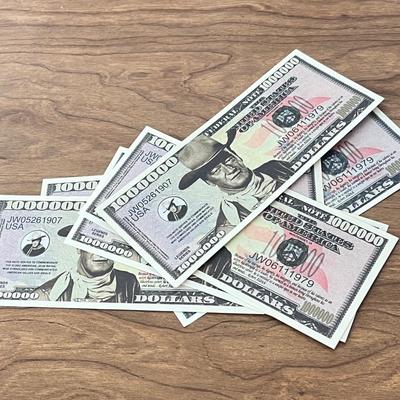 LOT 230K: John Wayne Collectibles - Saloon Mirror, Clock, Magnets and More