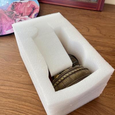 LOT 230K: John Wayne Collectibles - Saloon Mirror, Clock, Magnets and More