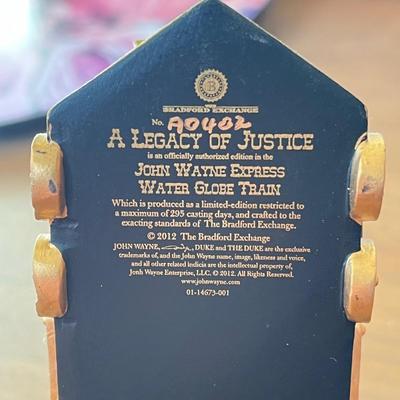 LOT 230K: John Wayne Collectibles - Saloon Mirror, Clock, Magnets and More