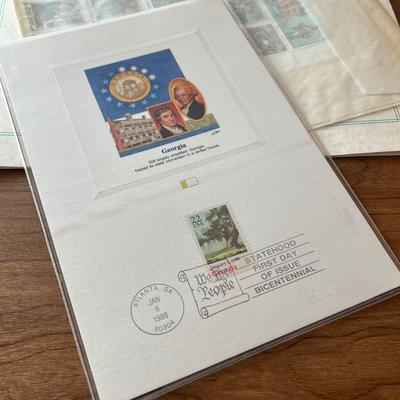 LOT 231K: Big Collection of Stamps - US History and More