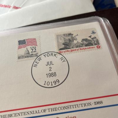LOT 231K: Big Collection of Stamps - US History and More