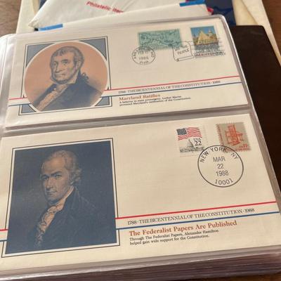 LOT 231K: Big Collection of Stamps - US History and More