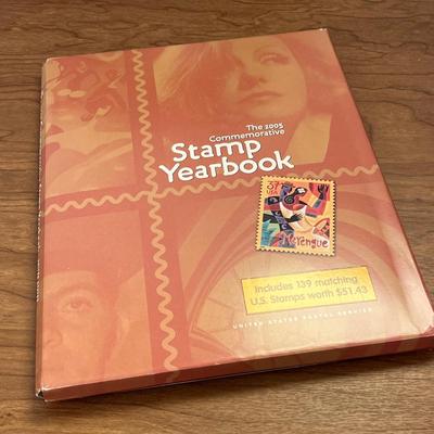 LOT 233K: Yearly Commemorative Stamp Yearbooks with Unopened Stamp Packs - 1996, 2001, 2002, 2005, 2006, 2007