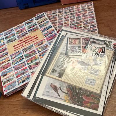 LOT 233K: Yearly Commemorative Stamp Yearbooks with Unopened Stamp Packs - 1996, 2001, 2002, 2005, 2006, 2007