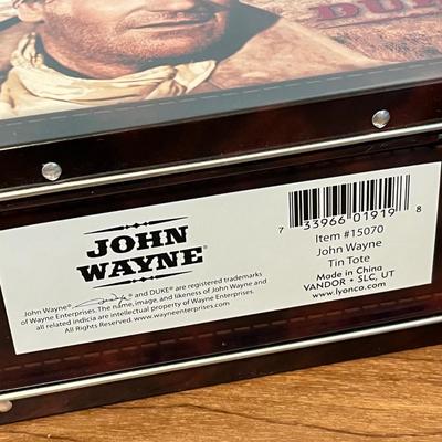 LOT 235K: John Wayne Memorabilia - Cookbooks, Lunchboxes, Salt and Pepper Shakers and More