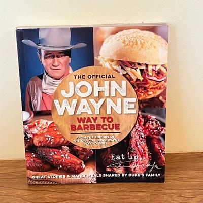 LOT 235K: John Wayne Memorabilia - Cookbooks, Lunchboxes, Salt and Pepper Shakers and More