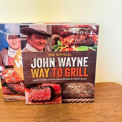 LOT 235K: John Wayne Memorabilia - Cookbooks, Lunchboxes, Salt and Pepper Shakers and More