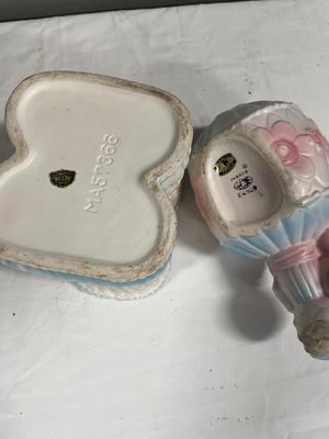 Vintage baby planters