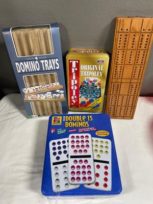 Domino’s, cribbage in Tripoley games