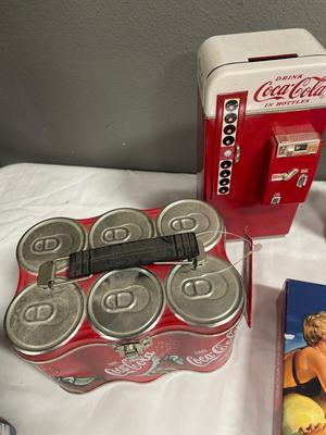 Coke kitchen items & playing cards