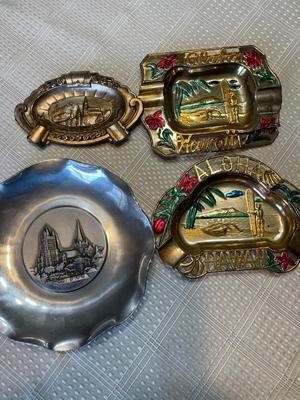 Vintage ashtrays
