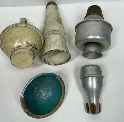 WAH WAH Mute Trumpet Trombone Musical Vintage Aluminum Shastock Clyde McCoy Elton