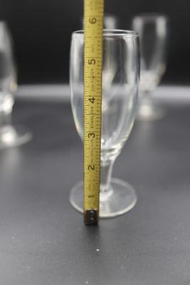 Set of (6) Short Stemmed Glassware 5.5"